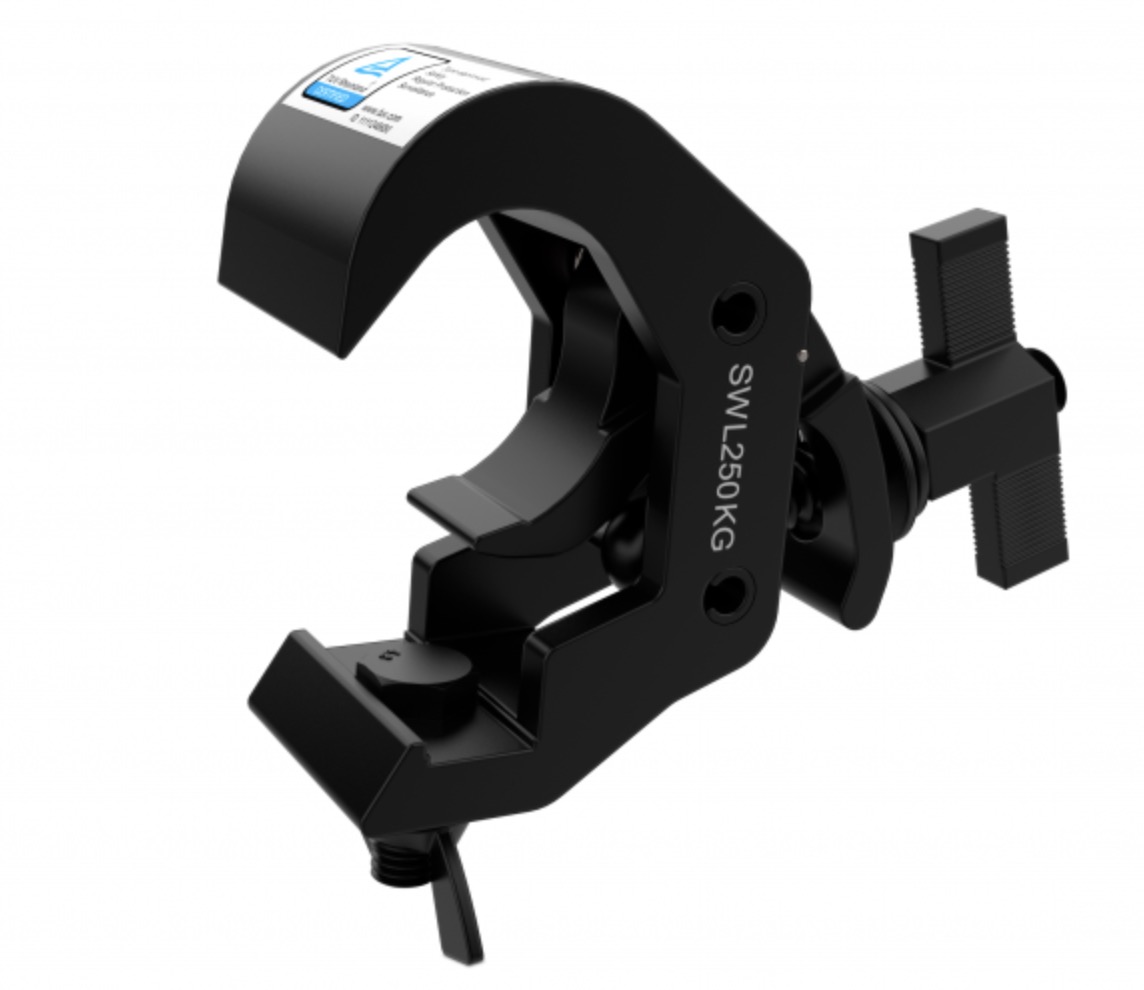 Garra negra para 250kg de color negro