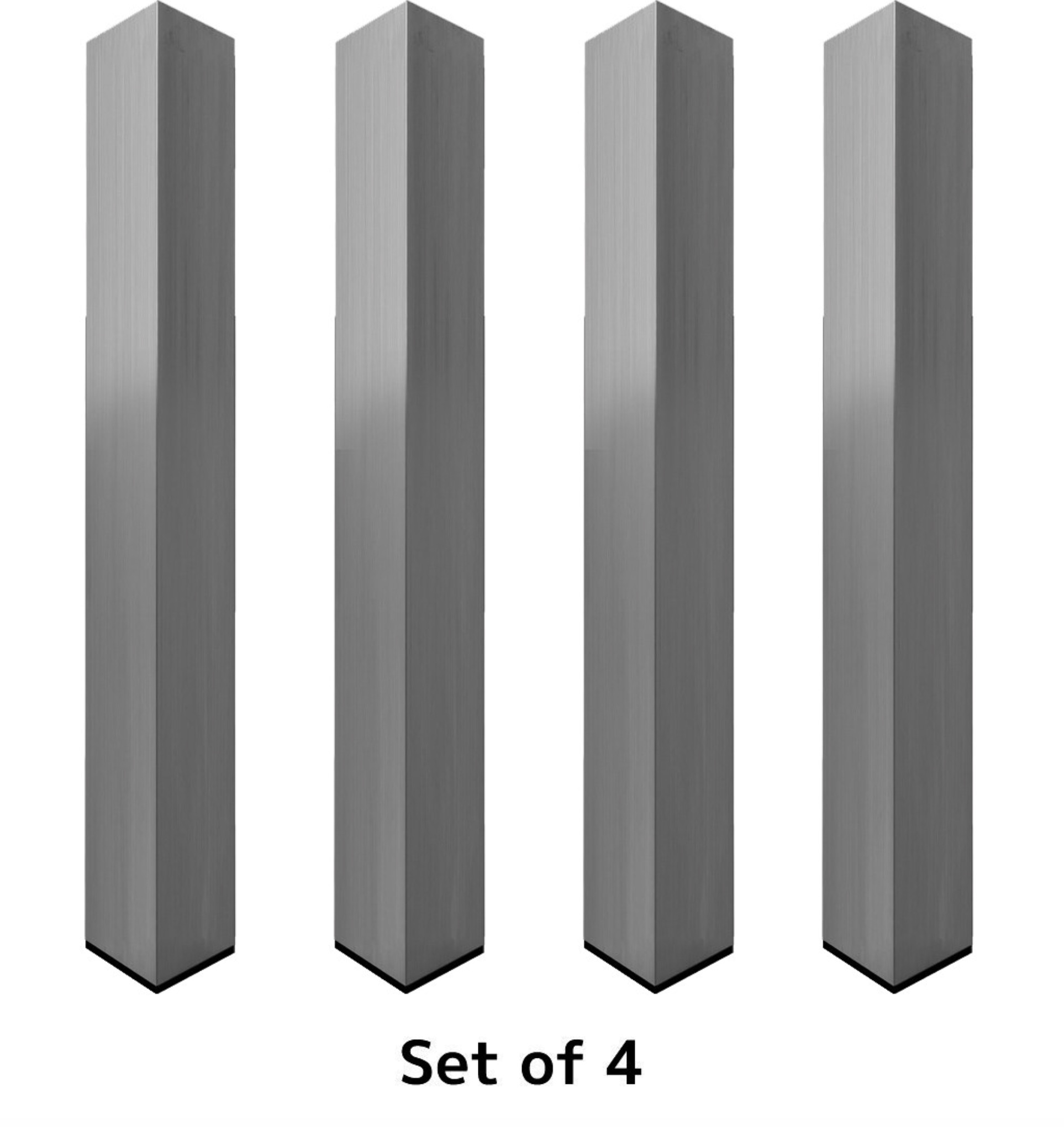 cuatro patas de tarima rígidas de un metro