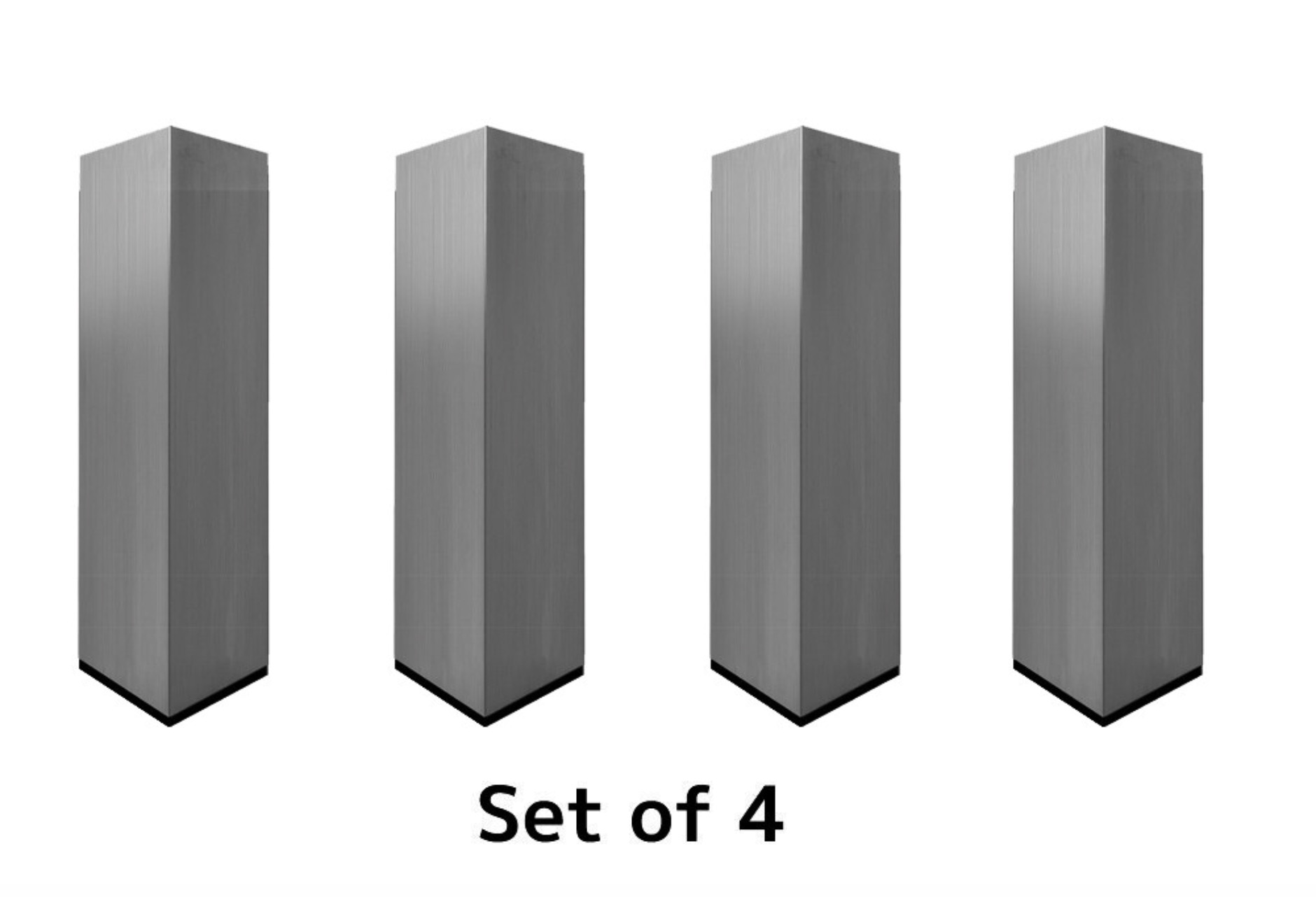 cuatro patas de tarima rígidas de 40 centímetros