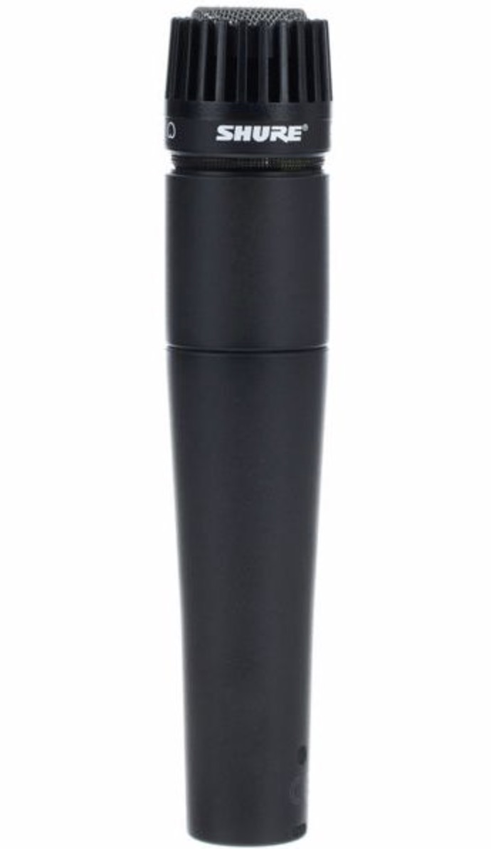 microfono shure sm57 dinamico para instrumentos amplificadores y bateria