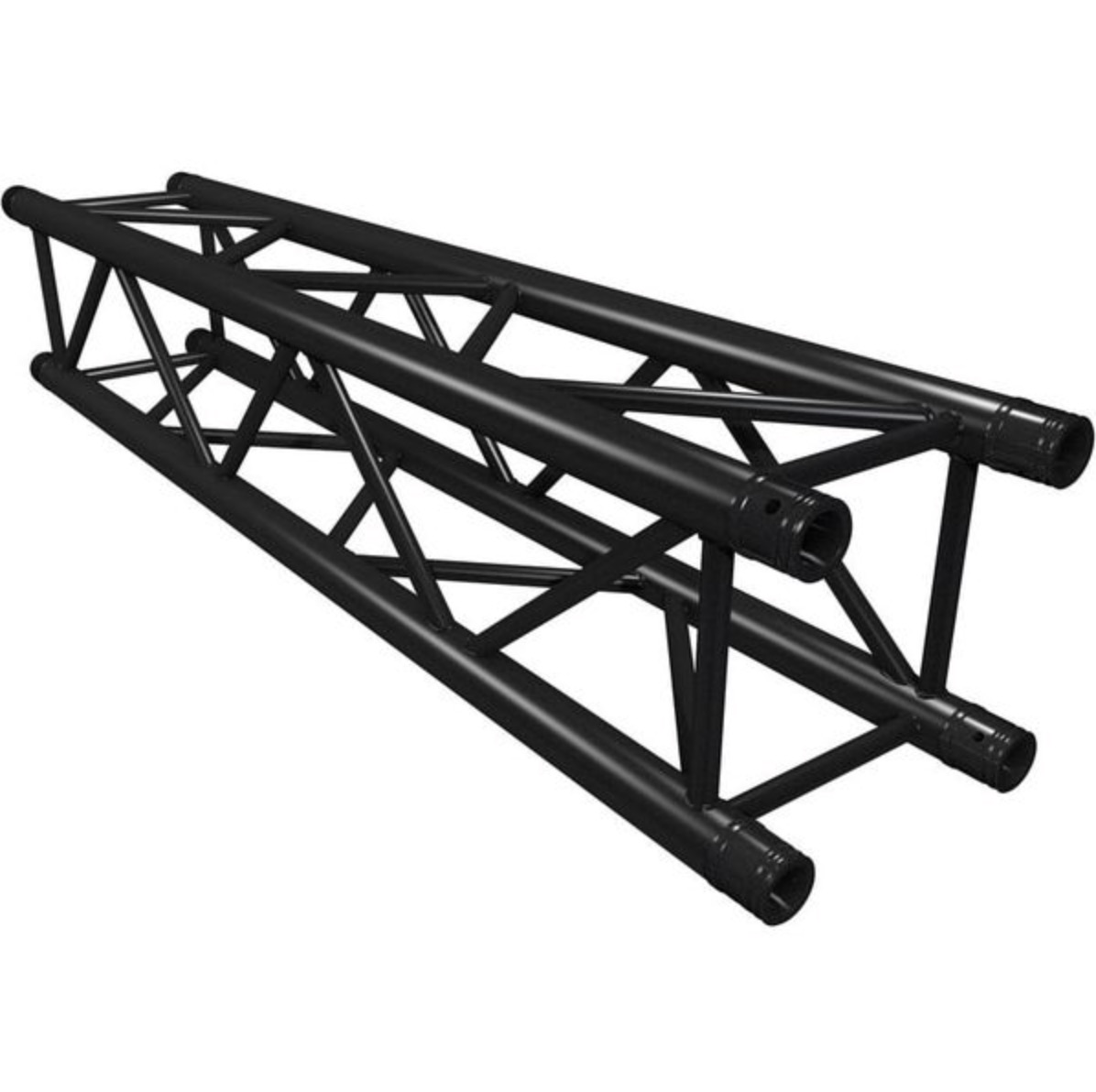 truss aluminio negro 1,5 metros para estructuras de iluminacion eventos y escenarios