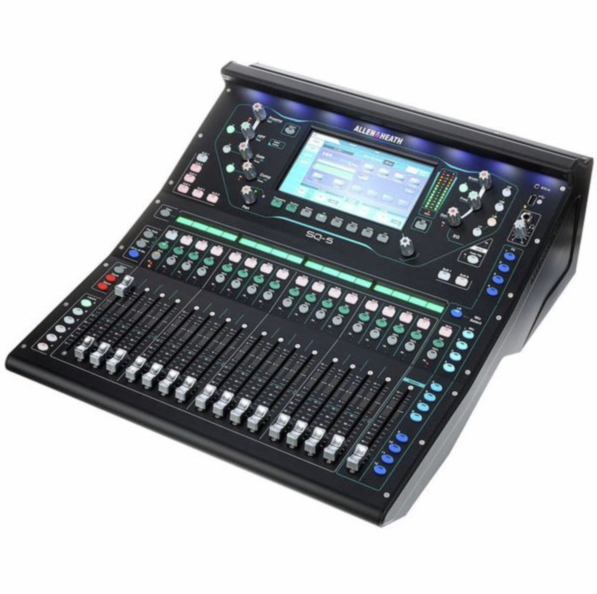 mesa digital allen heath sq5 para sonido profesional eventos conciertos y produccion