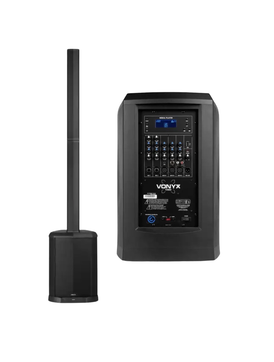 Sistema de sonido columna Vonyx VX822 para alquiler en Bilbao