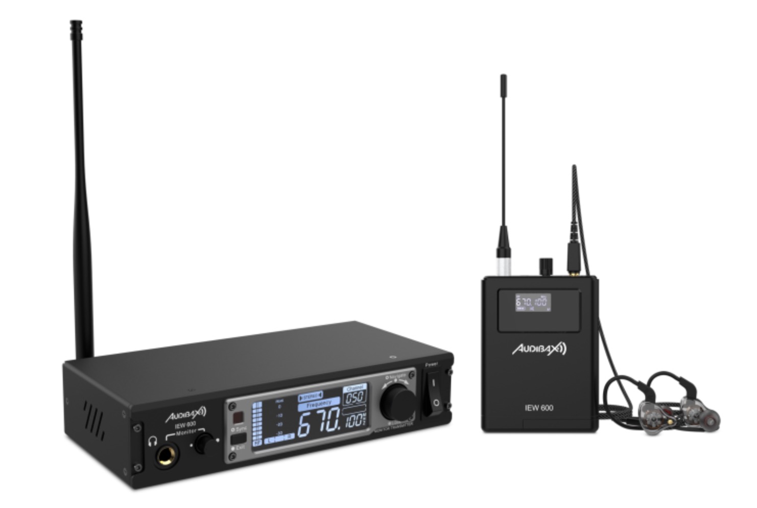 Sistema in-ear Audibax IEW 600 para alquiler en Bilbao