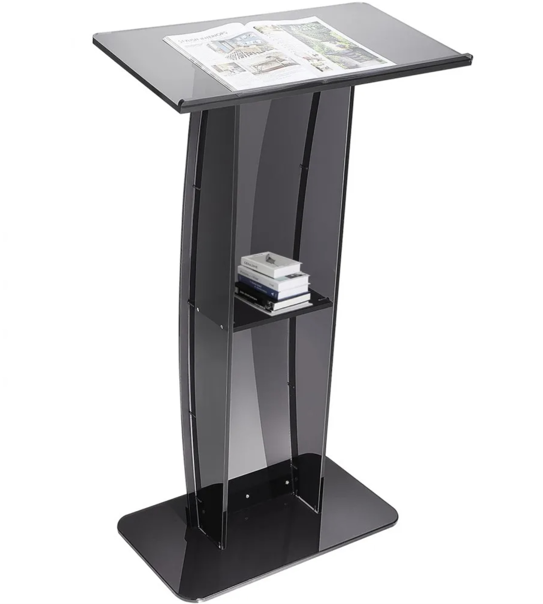 Atril metacrilato negro